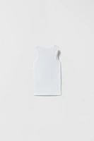 2-6 ANS/ LOT TROIS T-SHIRTS SANS MANCHES BASIQUES