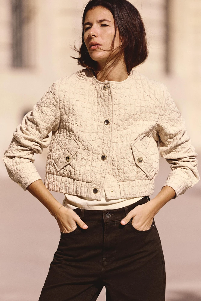 BLOUSON AVIATEUR REMBOURRÉ
