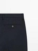 Pantalon de costume 100 % laine