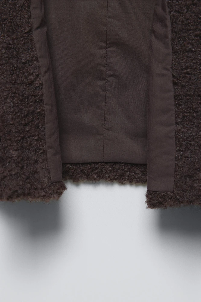 VESTE AVEC LAINE ET ALPAGA