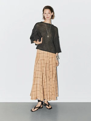 Oversize short sleeve sweater - STUDIO