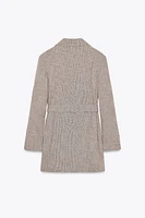 BELTED OVERSIZED BLAZER