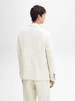Veste de costume en coton mélangé