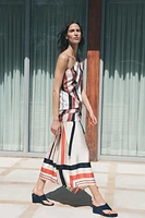 ASYMMETRIC STRIPED SKIRT ZW COLLECTION