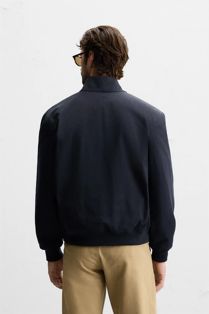 BLOUSON EN COTON AVEC POCHES