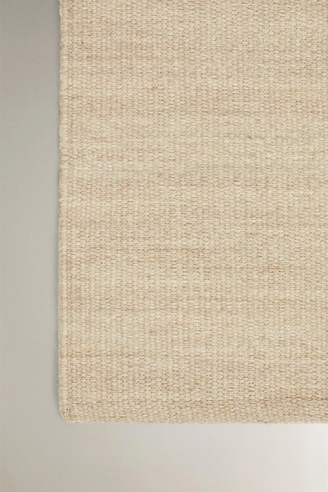 WOOL AND COTTON AREA RUG