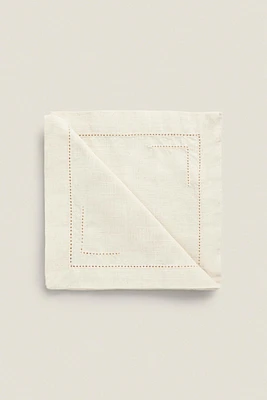 HEMSTITCHED COTTON NAPKIN