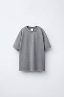 T-SHIRT EFFET DÉLAVÉ