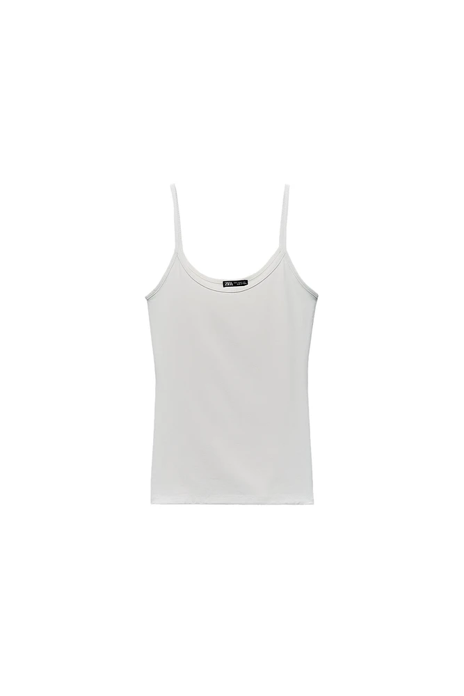 POLYAMIDE SPAGHETTI STRAP CAMISOLE