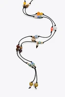 MULTI-POSITION BEADED CORD NECKLACE