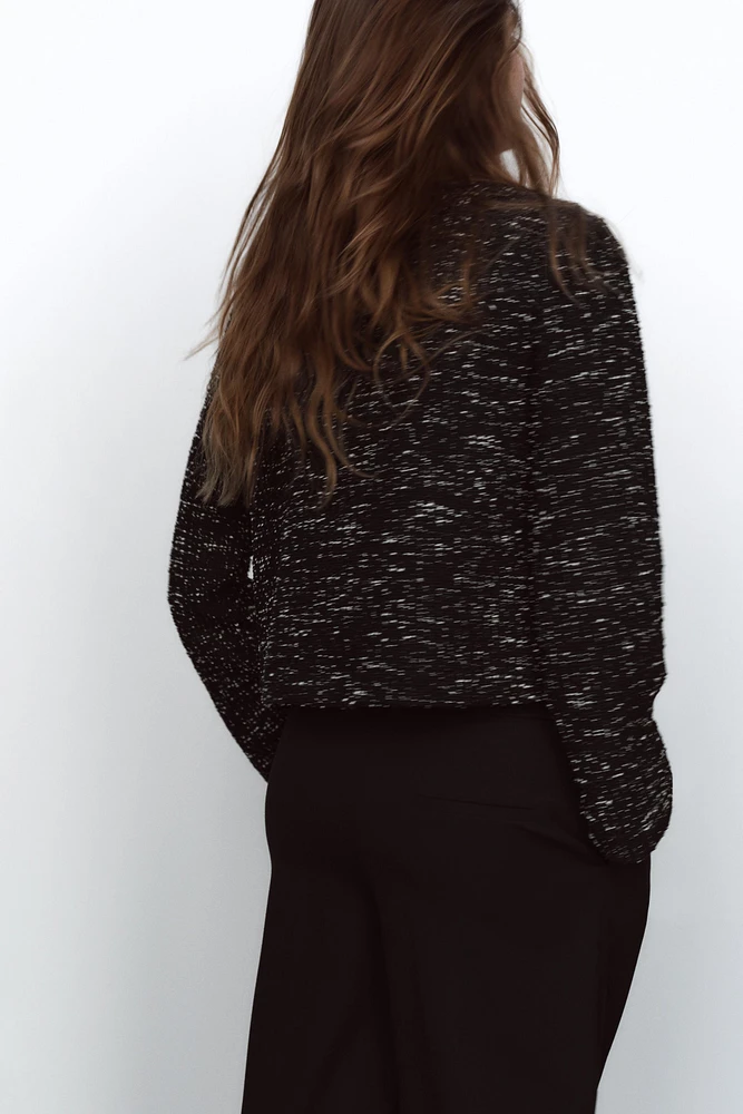 VESTE TEXTURÉE À POCHES