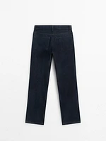 Jean wide leg full length taille mi-basse