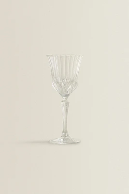 ENGRAVED CRYSTALLINE WATER GLASS