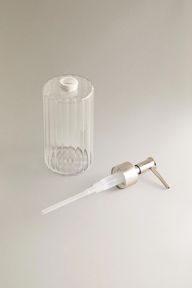 BOROSILICATE GLASS SOAP DISPENSER