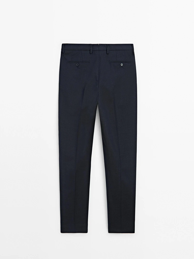 Pantalon de costume 100 % laine