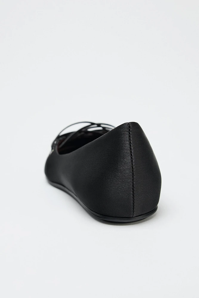 BALLERINES EFFET SATINÉ 50E ANNIVERSAIRE