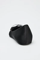 BALLERINES EFFET SATINÉ 50E ANNIVERSAIRE