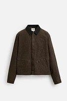 BLOUSON À IMPRIMÉ ANIMALIER