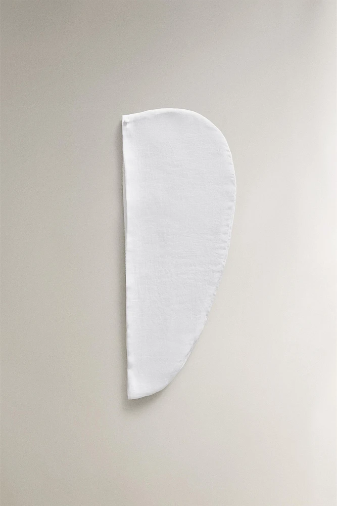 TURBAN SALLE DE BAIN LIN COTON