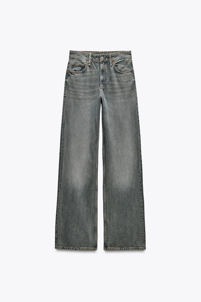 JEAN TRF WIDE LEG TAILLE NORMALE