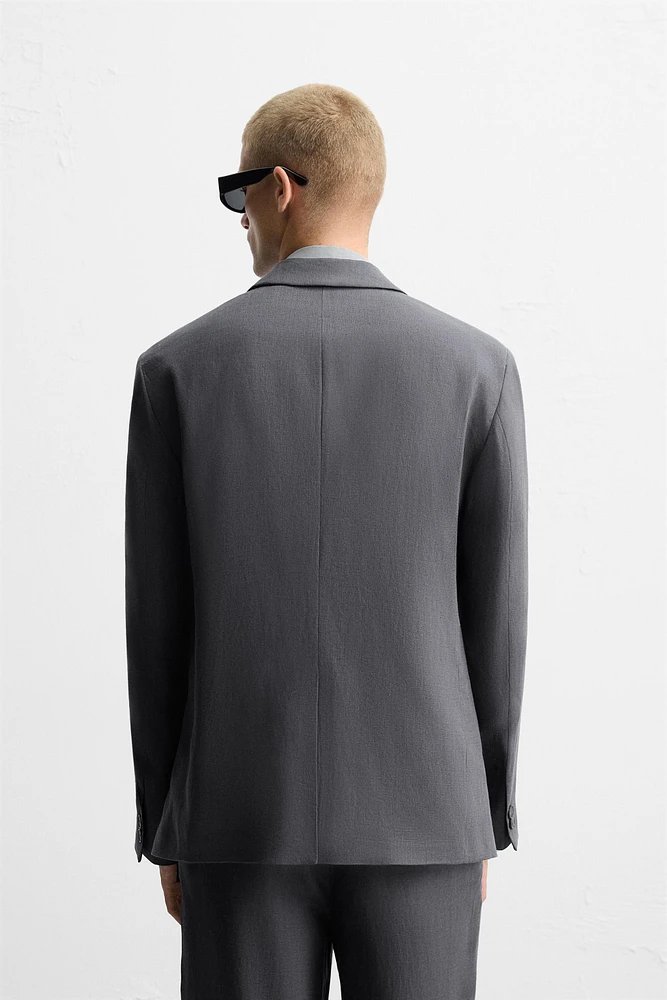 100% LINEN SUIT BLAZER