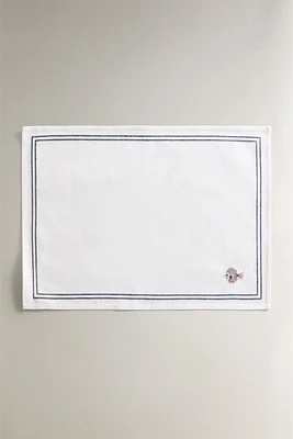 SET DE TABLE  BRODERIE POISSON