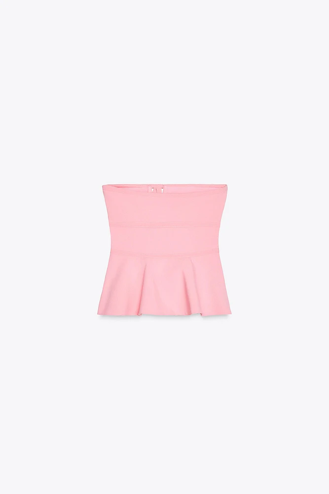 HAUT BUSTIER À NŒUDS