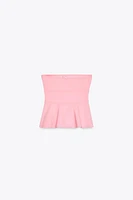 HAUT BUSTIER À NŒUDS