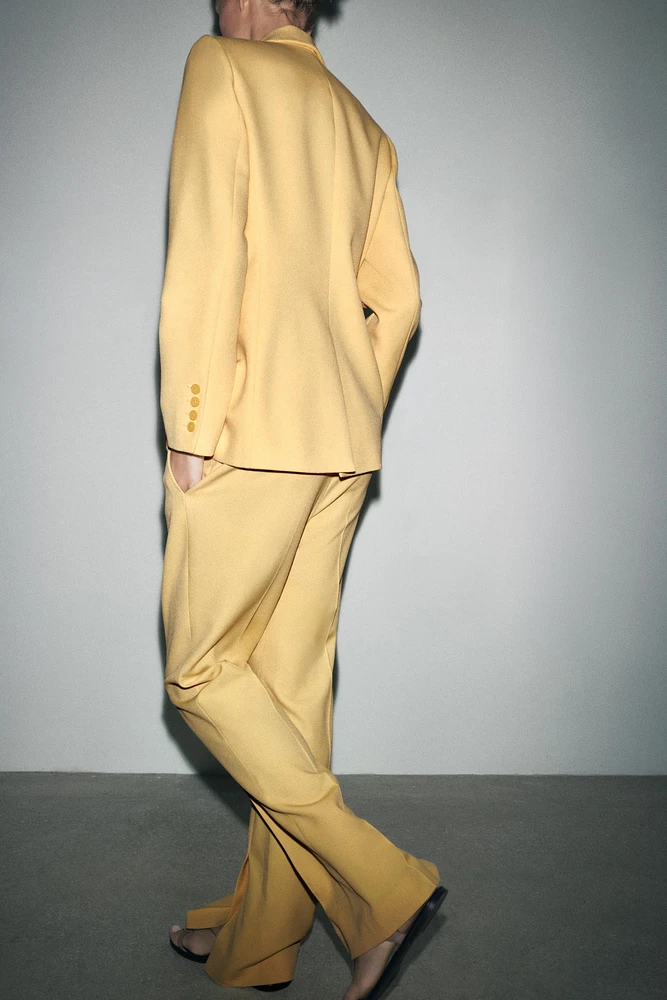 PANTALON FLARE À FENTES COLLECTION ZW