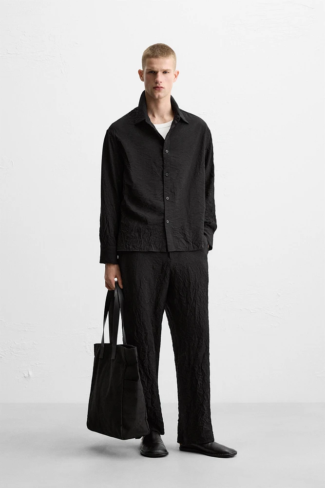 PANTALON EFFET FROISSÉ