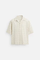 CHEMISE BRODERIE GÉOMÉTRIQUE
