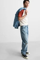 WASHED PRINTED T-SHIRT