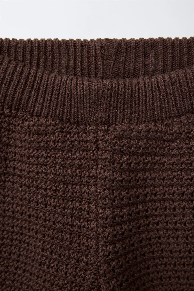 DAISY KNIT SHORTS