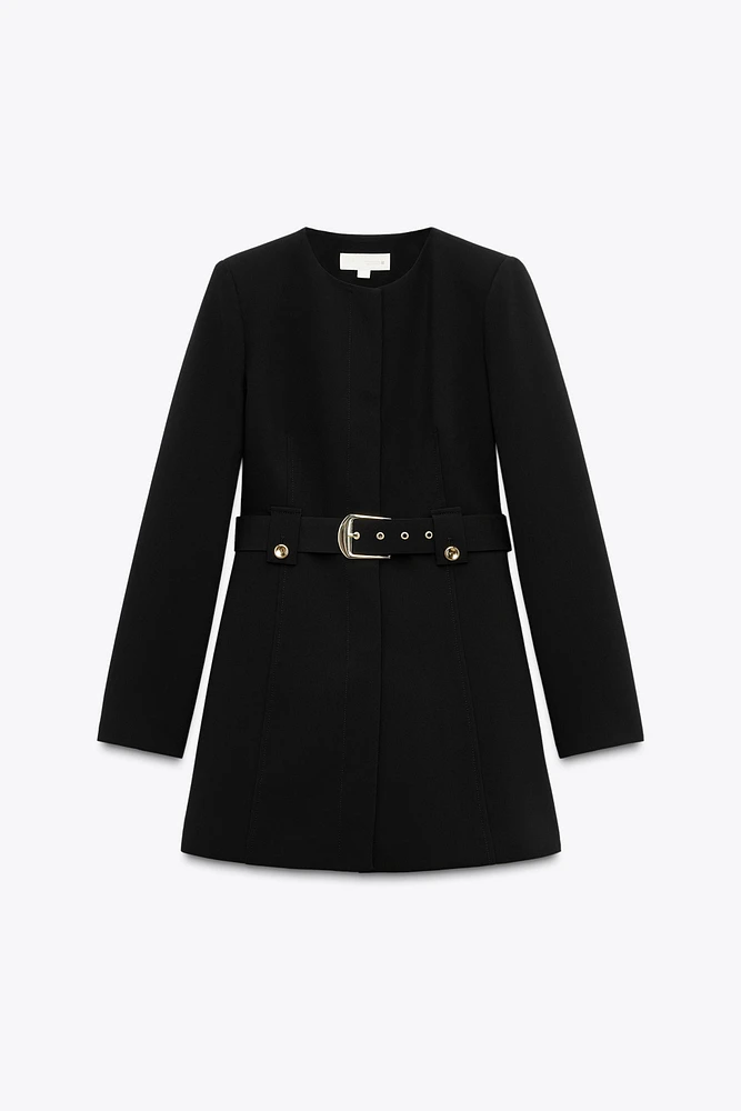 BUCKLE BELT BLAZER