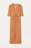 LIMITED EDITION STRIPED MIDI DRESS