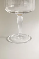 VERRE À VIN RECYCLABLE RELIEF