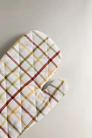 GINGHAM CHECK OVEN MITT