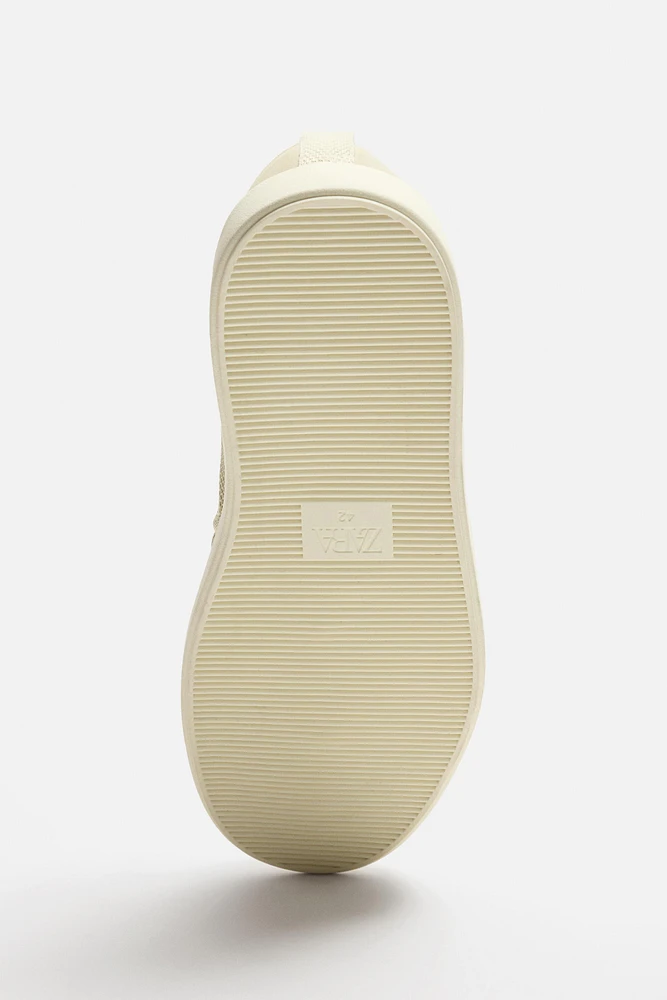 KNIT FABRIC SNEAKERS