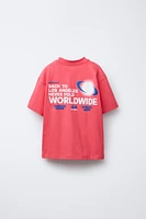 RAISED PRINT T-SHIRT