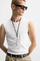 RIBBED TANK TOP