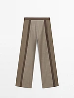 Pantalon straight avec fermeture
