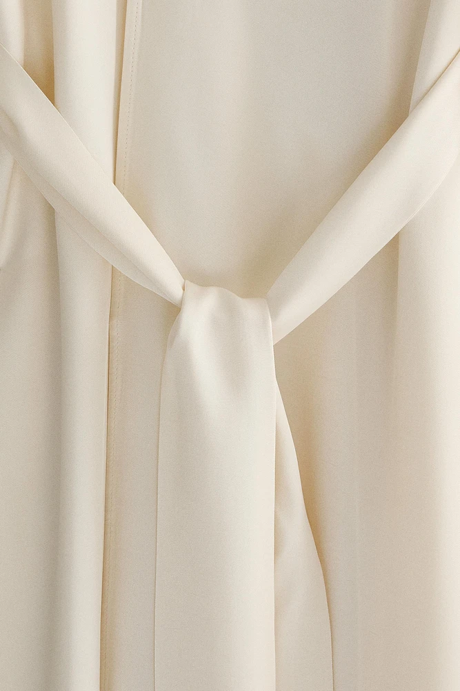 SOLID SATEEN ROBE