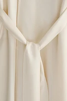 SOLID SATEEN ROBE