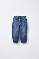 RIPPED BAGGY JEANS