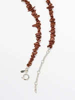 Stone necklace