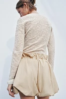 TEXTURED KNIT TOP