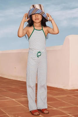 LIMITED EDITION STRIPED STRAIGHT LEG PANTS