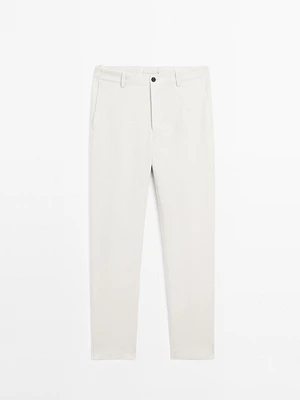 Pantalon 100 % lin