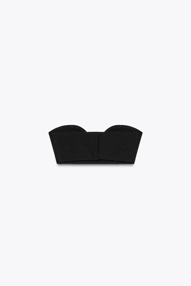 SWEETHEART BANDEAU TOP
