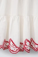 ROBE BRODERIES PASTÈQUES